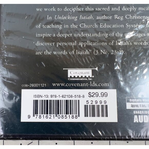 Unlocking Isaiah Audiobook Unabridged By Reg Christensen New Sealed - Picture 5 of 5